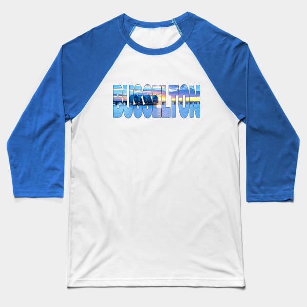 BUSSELTON - Jetty Western Australia Sunset Baseball T-Shirt by TouristMerch